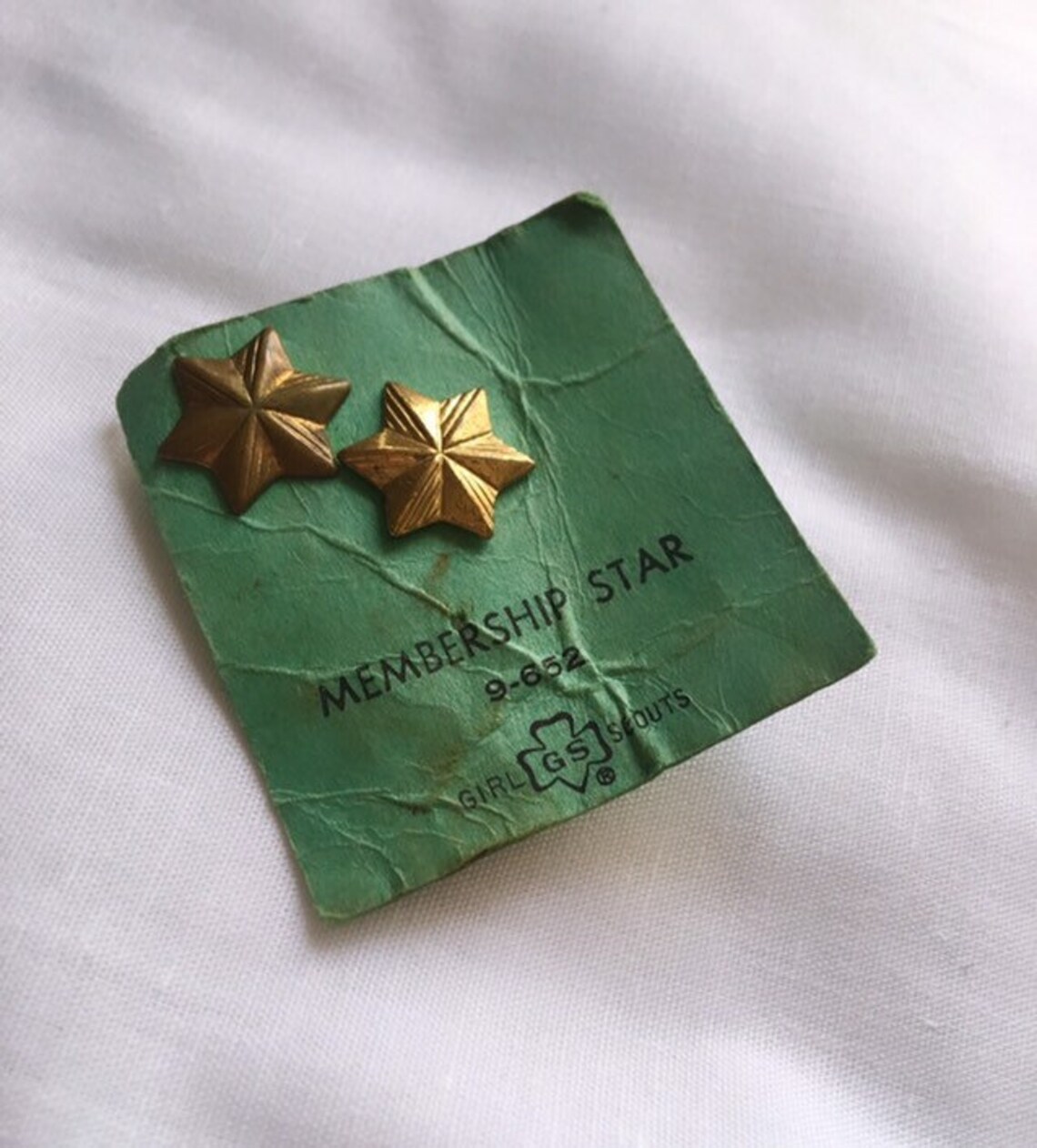 Vintage Girl Scout Star Membership Brooch Pins Girl Scout Etsy