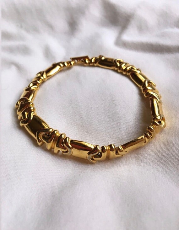 Joan Rivers Vintage Gold Chain Bracelet, Joan Rive