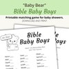 Baby Shower Gift Record Sheet baby Bear Printable PDF, Letter Size 8 ...