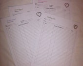 Items similar to Floral Hearts Wedding, Bridal Shower, Wedding Shower ...
