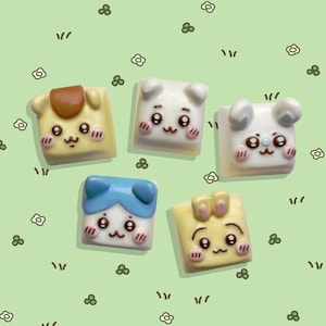 Chiikawa Keycaps | Keyboard Keycaps | Keycap Set | Custom Keyboard Accessories