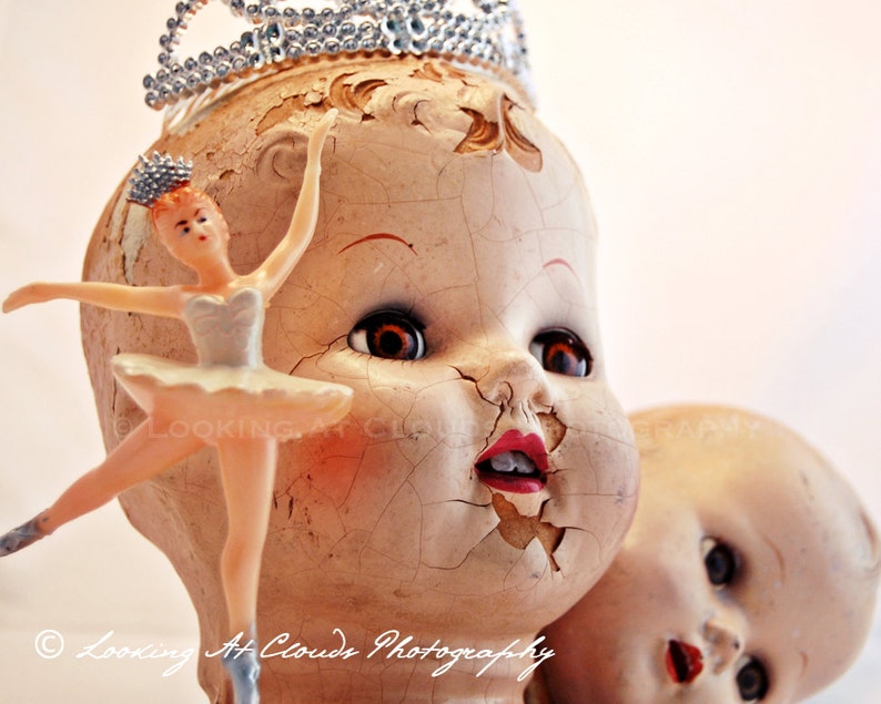 old doll heads
