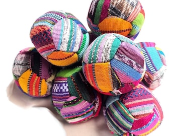 Guatemala Stress Relief Spot Cotton Hacky SACKS JUGGLING BALLS Available In Multiple Options