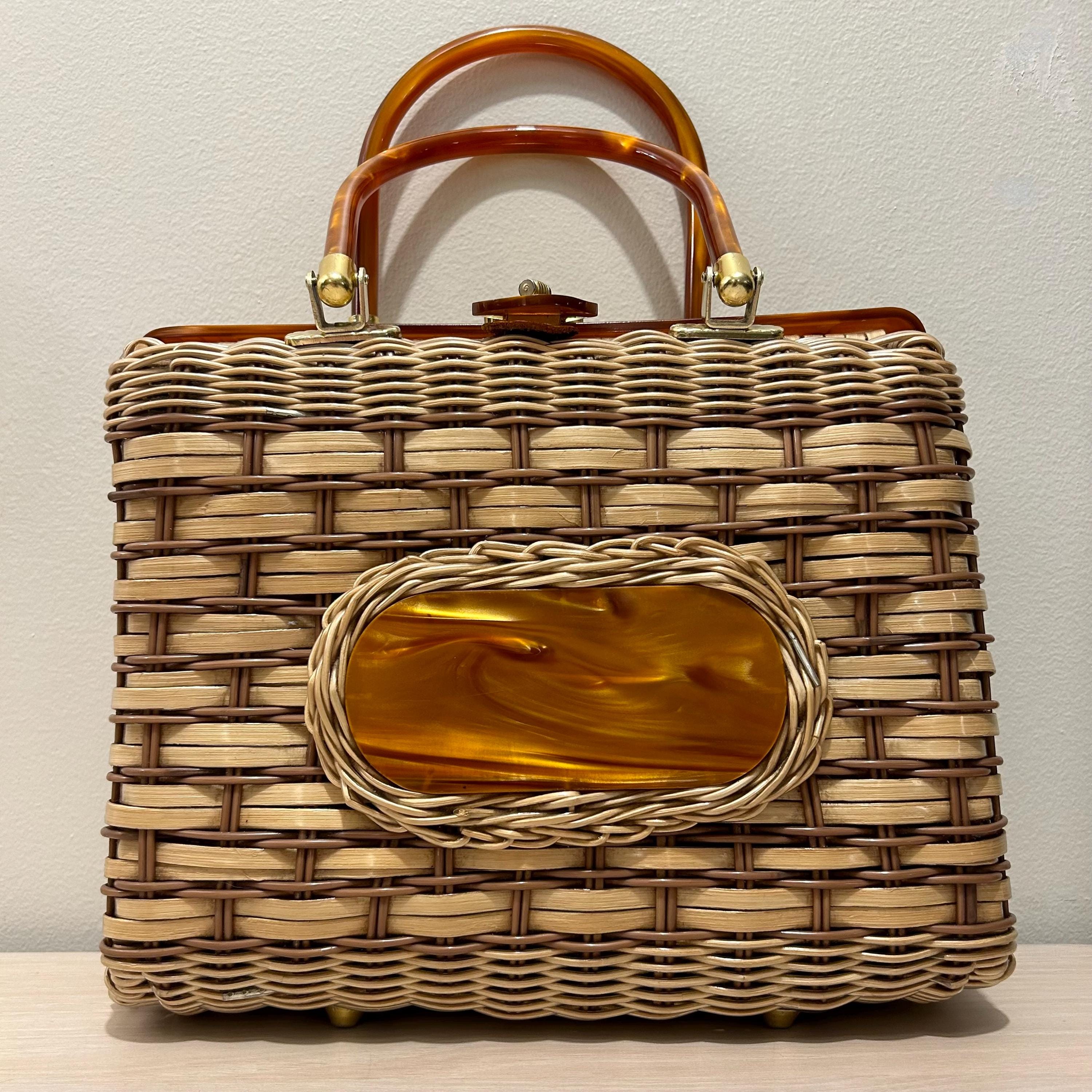 ヴィンテージルーサイトバッグ Vintage lucite bag - Etsy 日本