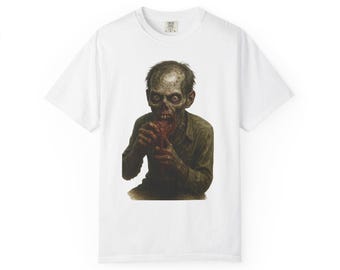 T-shirt graphique zombie, chemise mort-vivant, mode film d'horreur, haut de costume d'Halloween, vêtements Walker Apocalypse