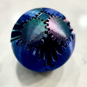 Sphère de remuement de la boule d&#39;engrenage imprimée en 3D