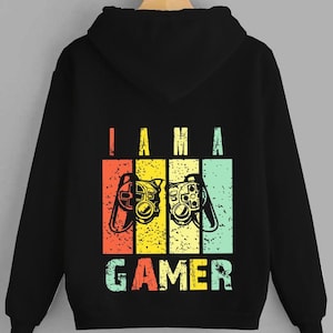 Gamer-hoodie of -shirt | Retro gamecontrollerontwerp | Gamercadeau voor hem/haar | Kleding voor videogameliefhebbers