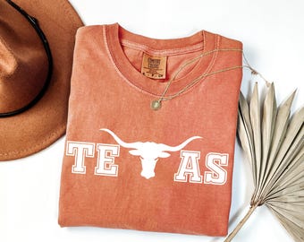 Comfort Colors® She's From Texas I can Tell T-Shirt,Southern Cowgirl Graphic Tee, Texas Pride Tee, Lone Star Gift