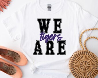 We Are Custom Mascot Name Graphic Tee, Back to School Teacher Shirts, Personalized Spirit Week Graphic Tees, Group Matching Team Shirts