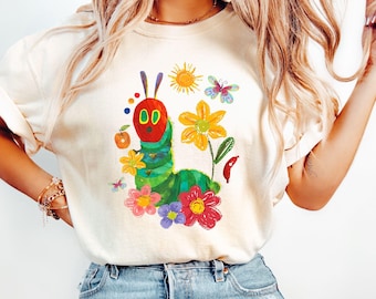 Comfort Colors® The Very Hungry Caterpillar Shirt, Back To School, Hungry Caterpillar Teacher Life Shirt, Childrens Book Shirt
