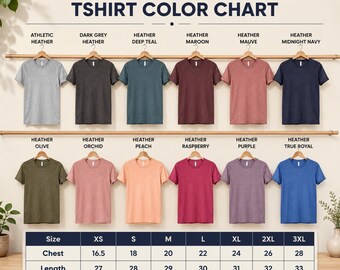 Bella Canvas 3001CVC Blank Shirt, Bella Canvas Heather Tee for Screen Print HTV DTF Sublimation, Blank Unisex Shirt for Embroidery