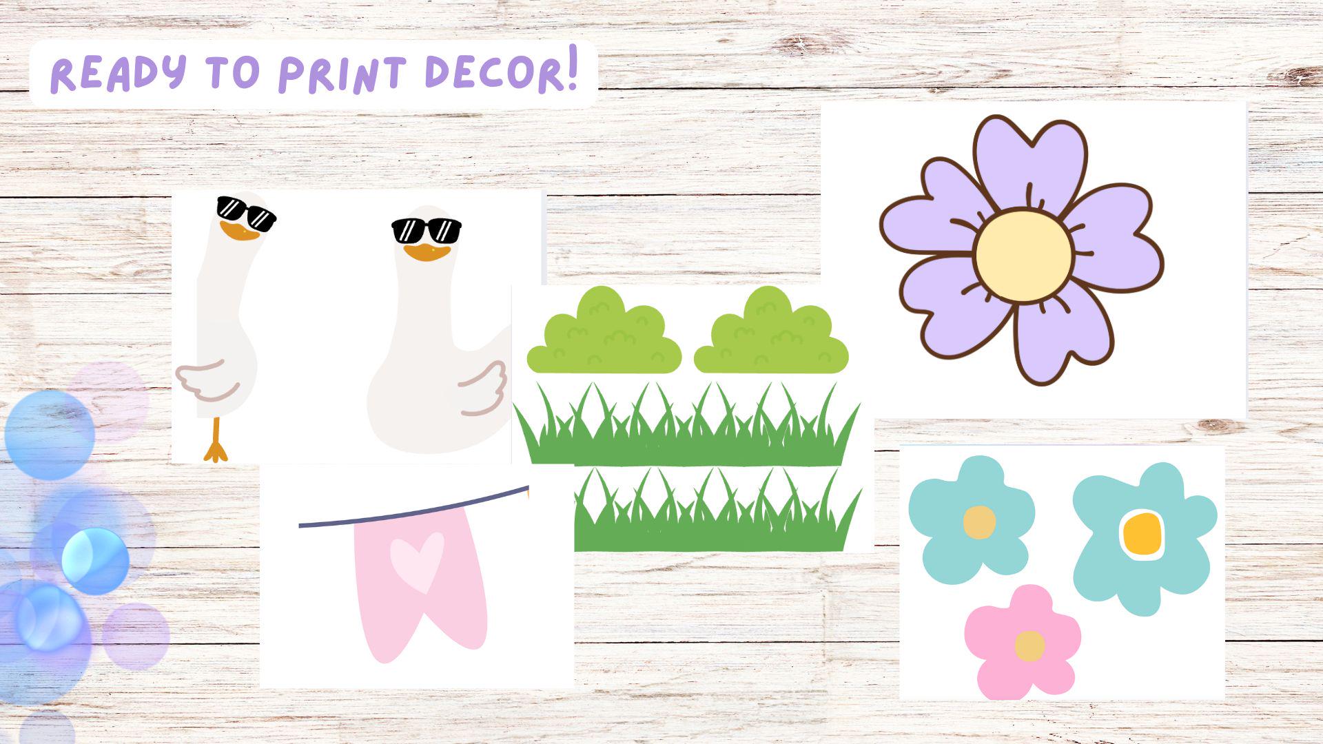 Silly Goose Bulletin Board Kit – Printable Letters + Goose Clipart ...