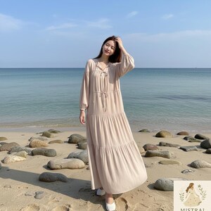 chinese dress ladies Peacock Feather Print Holiday Chiffon Dress Vacation Maxi Dress Travel   AmiEmi