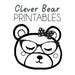 CleverBearPrintables