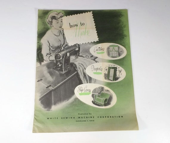How To Make Curtains Draperies Slip Covers Sewing Instruction Etsy