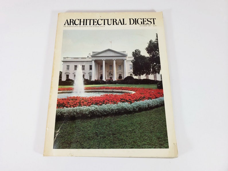 Architectural Digest Magazine December 1981 Interior Design