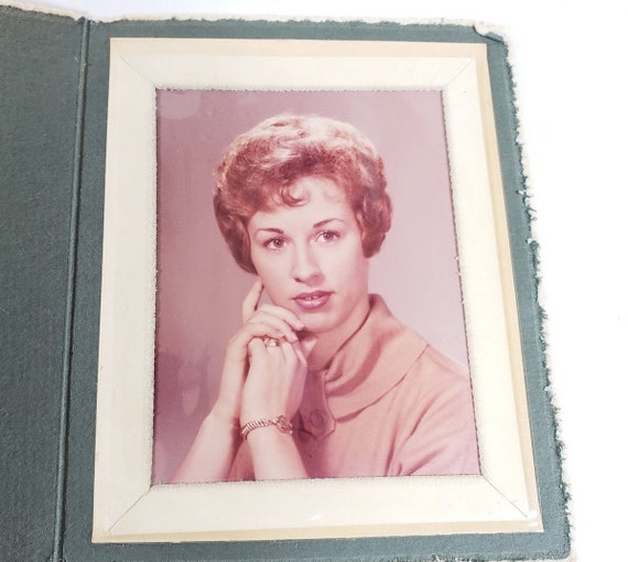 Vintage Color Portrait Woman Short Hair 1960s Paula Cover Etsy