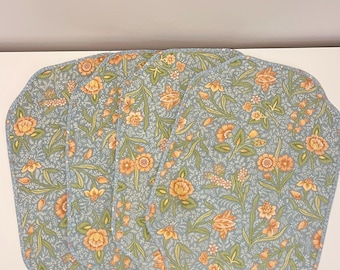 Vintage William Morris Style Placemats Set of 4