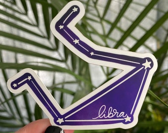 Libra Sticker, Libra Gift, Libra Zodiac, Zodiac Signs, Zodiac Gift, Zodiac Stickers, Gift for Him, Gift for Her, Sticker Laptop, Zodiac