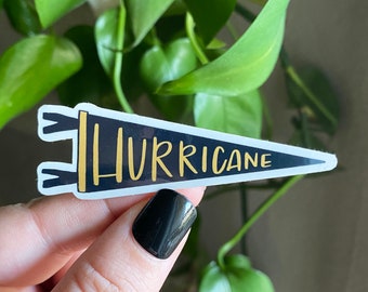 Hurricane Pennant Waterproof Vinyl Sticker, Stickers, Stickers Laptop, Stickers for car, Gift For Him, Gift For Her, Jonesboro Arkansas