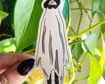 Ghost Sticker, Stickers, Stickers Laptop, Stickers for car, Gift For Him, Gift For Her, Spooky gifts, spooky stickers, witchy gifts