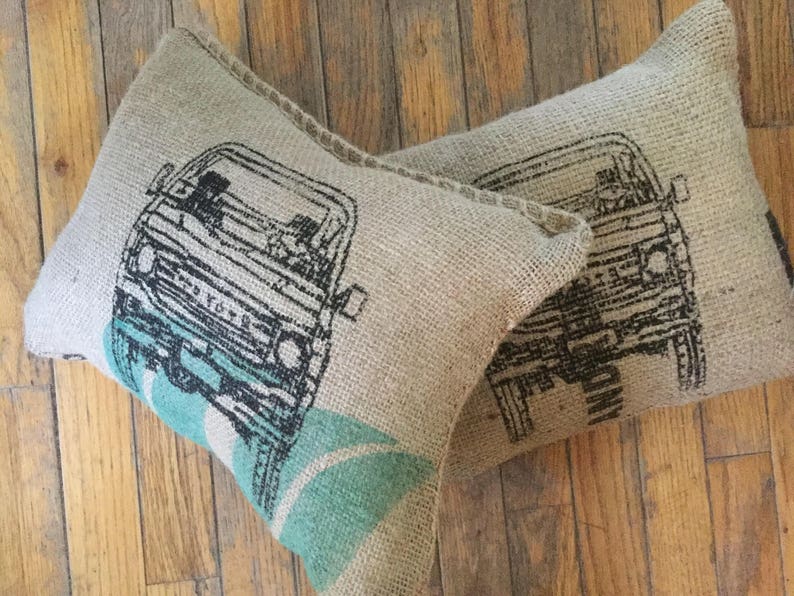 Coffee Bag Burlap Fj60 Land Cruiser Land Cruiser Pillow