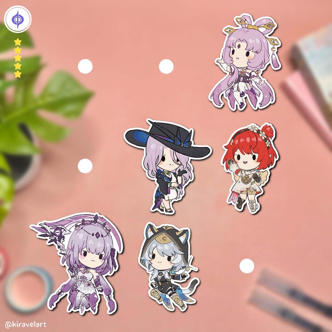 Honkai Star Rail Sticker | Quantum 5 Star HSR Waterproof Decal Kawaii ...