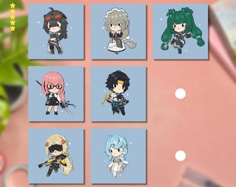 Zenless Zone Zero Sticker | Electric 5 Star Chibi Art Waterproof Anime Merch Video Game Art ZZZ Lover Gift Kawaii Stickers Decal