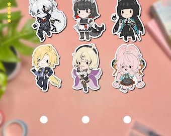 Zenless Zone Zero Sticker: Ice 5 Star, Waterproof Anime Decal