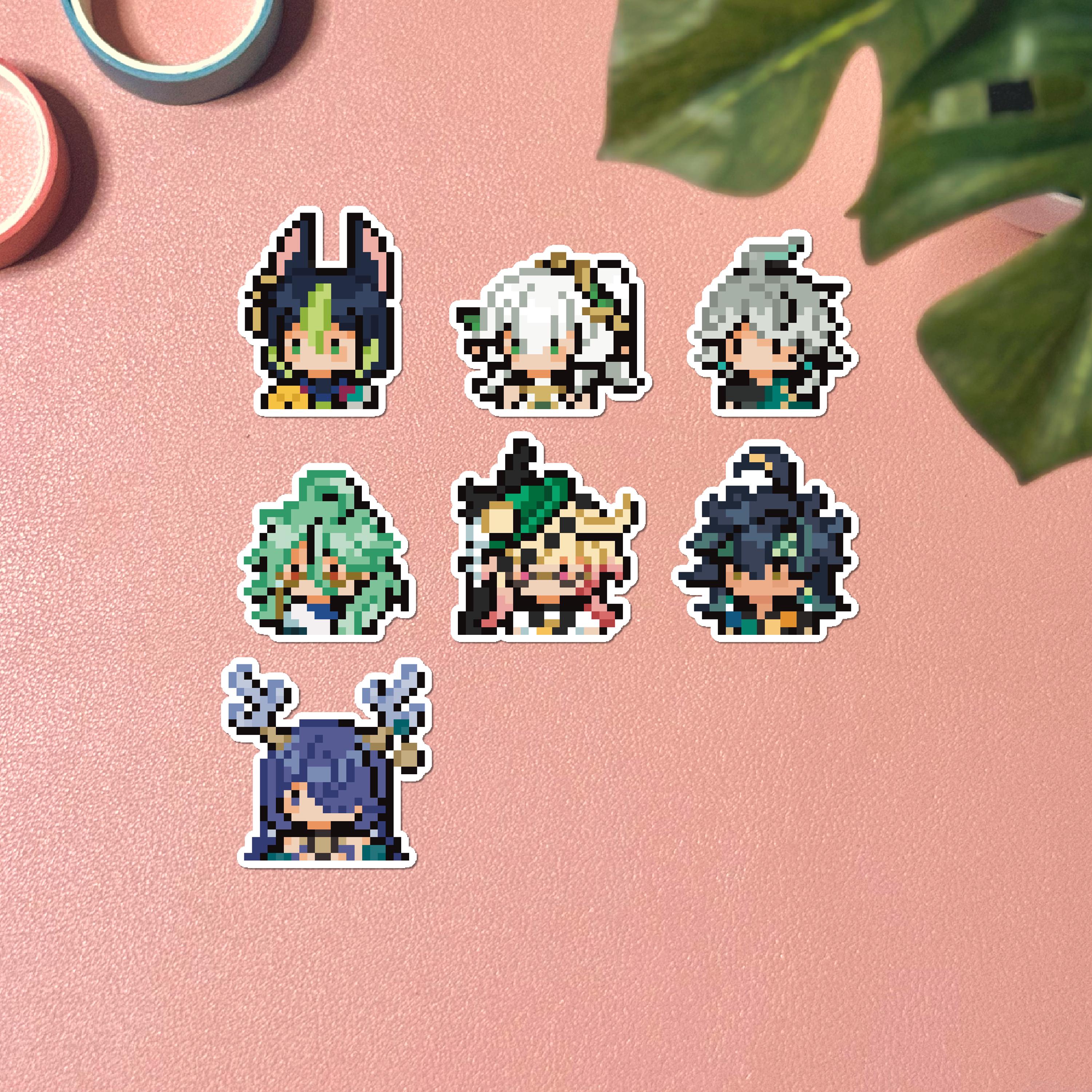 Buy Genshin Pixel Art Online In India - Etsy India