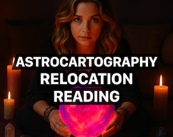 Astrocartography Relocation Reading, My Best Places, In-Depth Relocation Birth Chart Analysis Astrology Reports