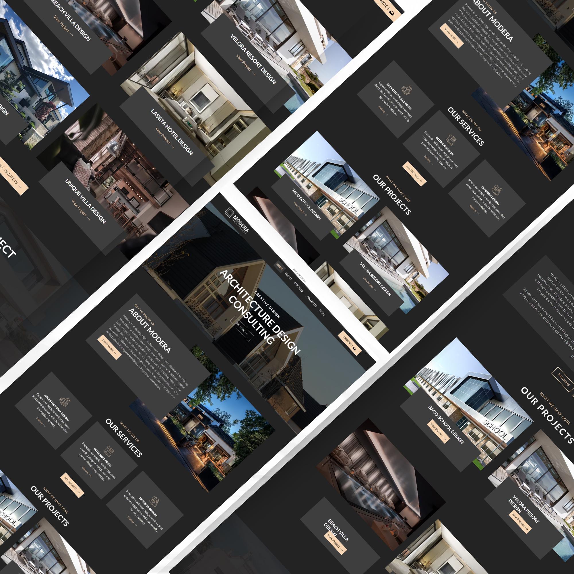 Interior Design Wix Website Template for Architects, Home Decor Studios ...