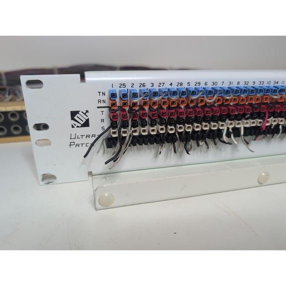 ADC Ultrapatch 48 Point Patchbay Panel Cables Pro Patch Bay - Etsy