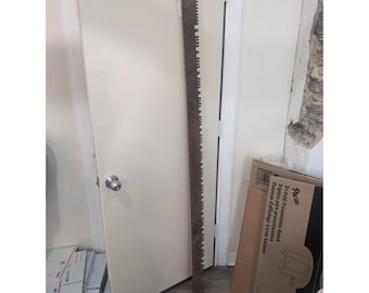 Vintage Antike Zwei-Mann-Abfallsäge 72 '' Langes Blatt