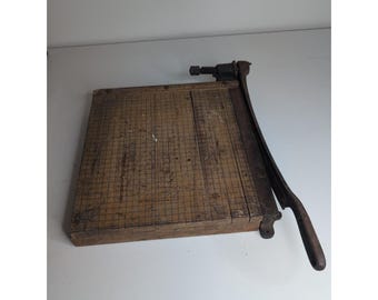 VTG INGENTO 1142 No 5 Scherenschnitt Holz Gusseisen Griff 15 x 15 Zoll