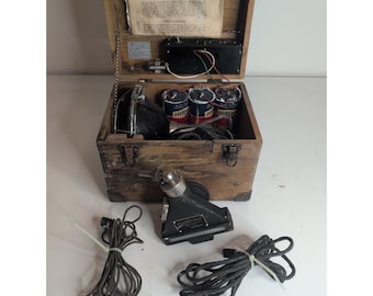 Vtg Davey Vibrometer Vibroscope Co New York Industrial Vibration Meter In Box