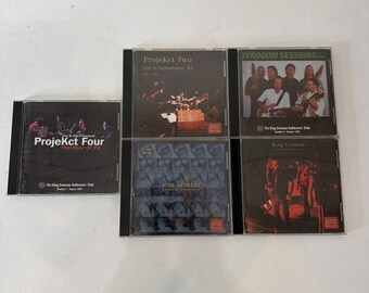 King Crimson 5 CD Lot Collector's Club Live Konzerte Projekct Zwei & Vier Vroom