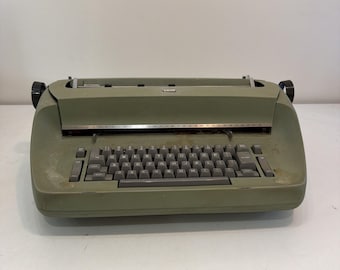 Vintage IBM Green Selectric Model 72 Electric Typewriter For Parts