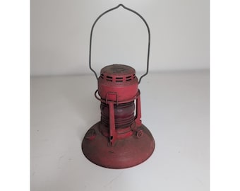 Lanterna Dietz Vintage n. 40 Traffic Gard Varsavia USA Embury n. 40 Globo Rosso Originale