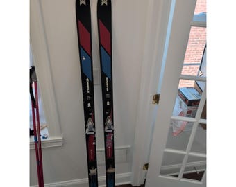 k2 255 skis Vintage Skis, Rare 1970s K2 255 Soft Downhill Snow Skis Set Pair Striped  With Marker M4 Bindings, Chalet Cabin Lodge Winter Sports Decor