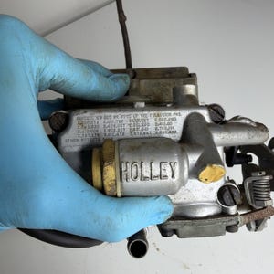 Holley 6210-1 0504 Förgasare Tillverkad i USA Vintage bild 8