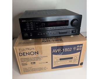 Denon AVR-1802 Receiver Bundle with Original Box And Remote Bundle