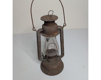 Vintage Atlantische olielantaarn met handvat kampeerblokhut
