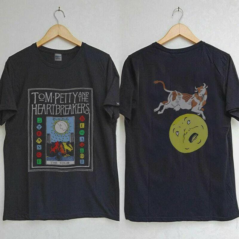 Vintage Style Tom Petty Strange Behavior Tour 1990 T-shirt for