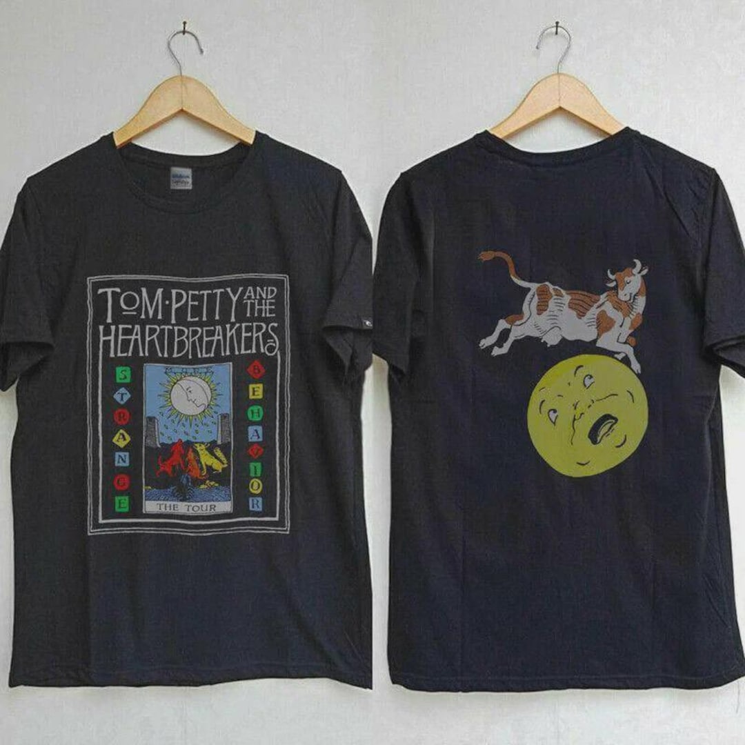 Vintage Style Tom Petty Strange Behavior Tour 1990 T-shirt for