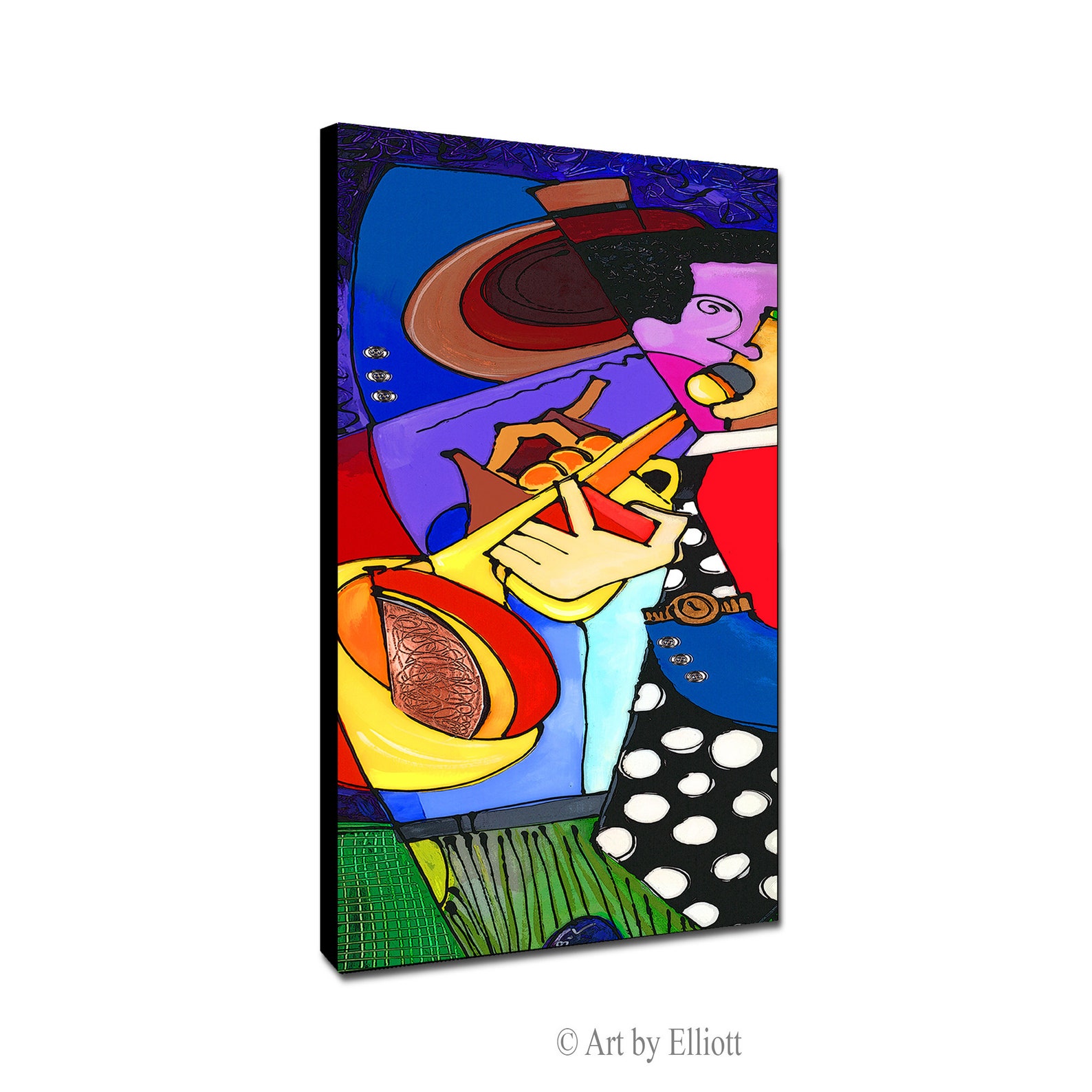 Jazz Canvas Wall Art Set New Orleans Jazz Art Home Decor Etsy