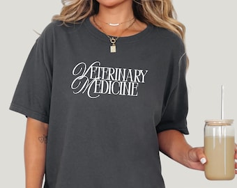 Comfort Colors® Veterinary Medicine Shirt, Veterinarian Shirt, Vet Shirt, Animal Lover, Vet Tech Gift, Vet Med Grad Gift, Vet Med Tee