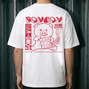 Soy Boy Tee | Funny Seed Oil Graphic Shirt | GMO Meme T-Shirt | Bioengineered for Taste | Clean Eating Satire Graphic T-Shirt