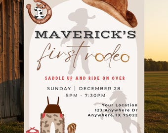 Little Cowboy Invite