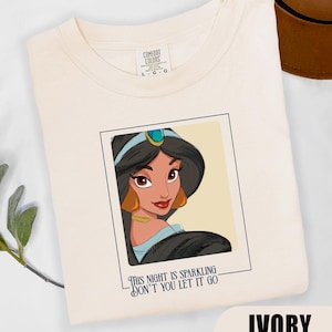 Disney Princess Jasmine Shirt, This night is sparkling Shirt, Aladdin Tee, Disney World Trip, Disney Princess Matching Shirt, Princess Tour